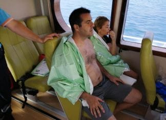 Murat Goldştay ve Ailesi Kadıköy açıklarında kaza geçirdiler