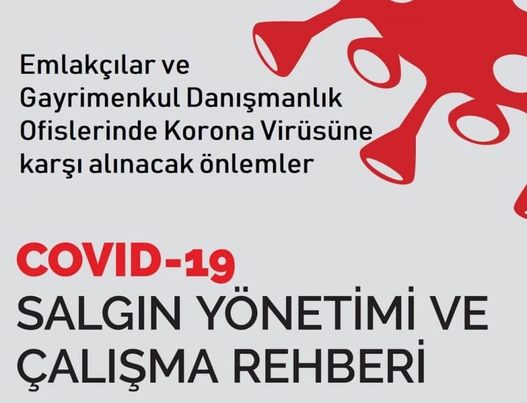 Emlakçılar ve Ofislerinde Korona Virüsüne karşı alınacak önlemler