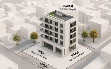 KAKS, TAKS, Gabari ve Emsal Nedir? imar mevzuatına göre emsal gabari taks kaks nedir