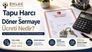 Tapu Harcı ve Döner Sermaye Ücreti Nedir? Alıcı ve Satıcı Ne Kadar Öder?