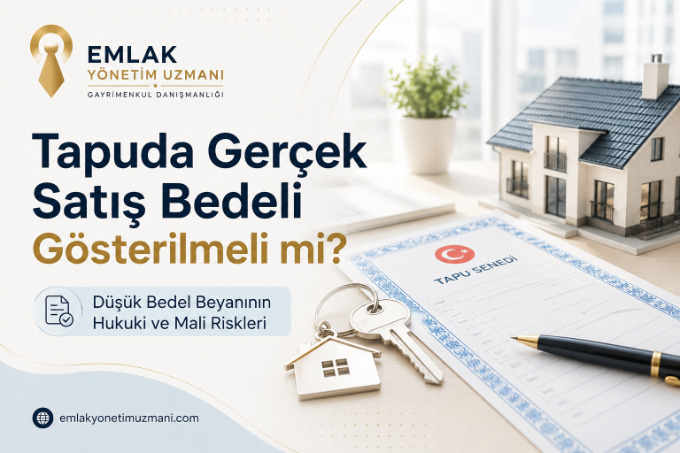 Tapuda Gerçek Satış Bedeli Gösterilmeli mi?
