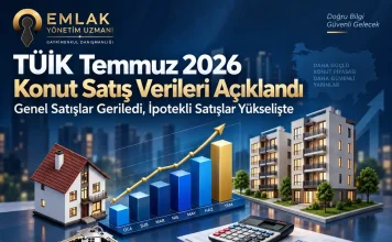 TÜİK Temmuz 2026 Konut Satış Verileri Açıklandı: Genel Satışlar Geriledi, İpotekli Satışlar Yükselişte